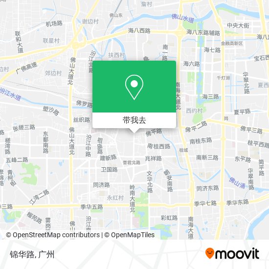 锦华路地图