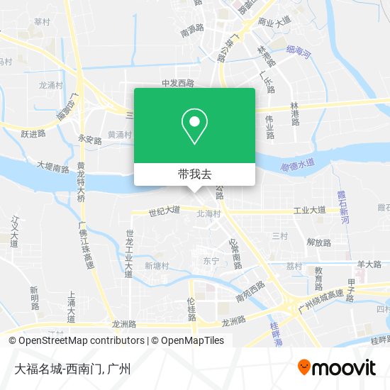 大福名城-西南门地图
