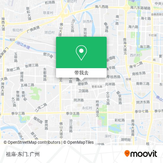 祖庙-东门地图