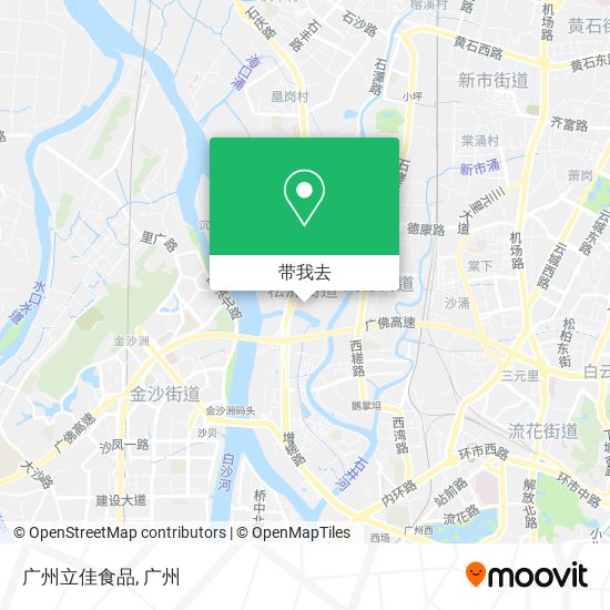 广州立佳食品地图