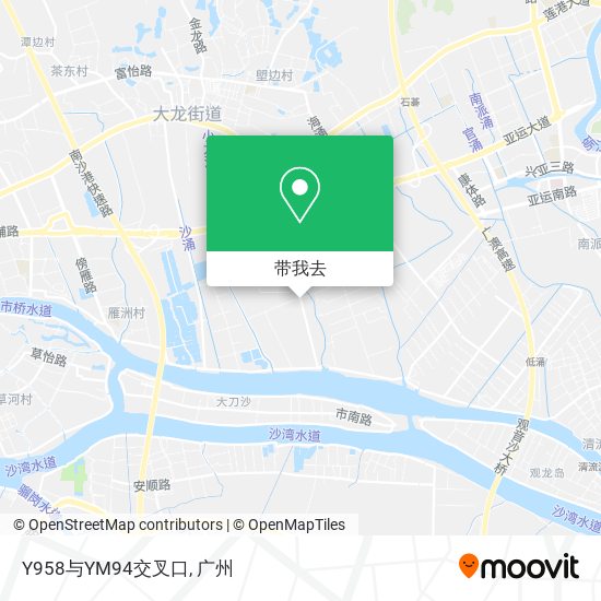 Y958与YM94交叉口地图