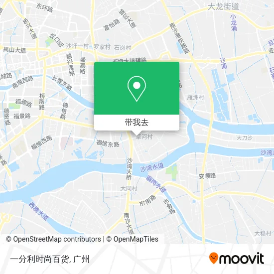 一分利时尚百货地图