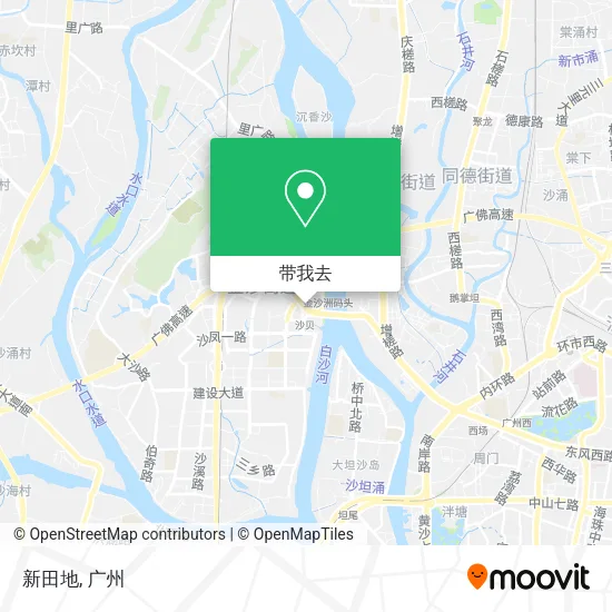 新田地地图