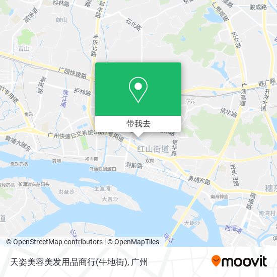 天姿美容美发用品商行(牛地街)地图