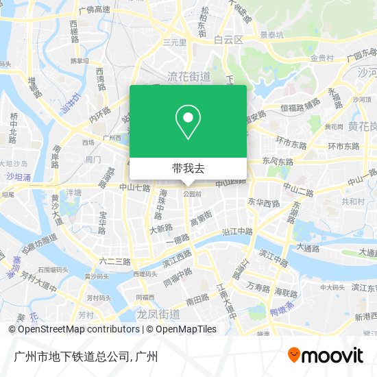 广州市地下铁道总公司地图