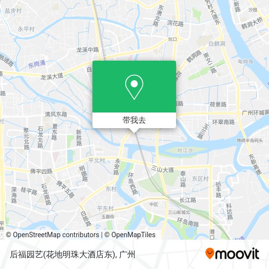 后福园艺(花地明珠大酒店东)地图