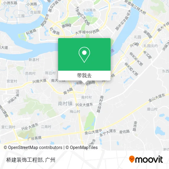 桥建装饰工程部地图