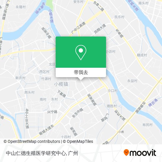 中山仁德生殖医学研究中心地图