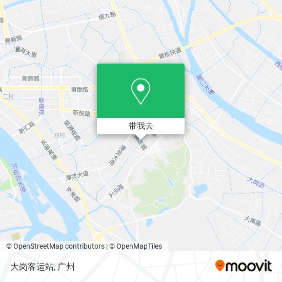 大岗客运站地图