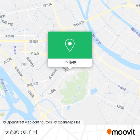 大岗派出所地图