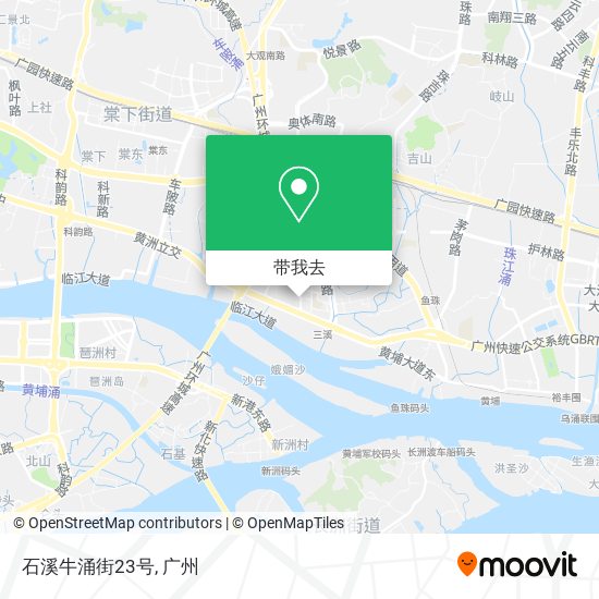 石溪牛涌街23号地图