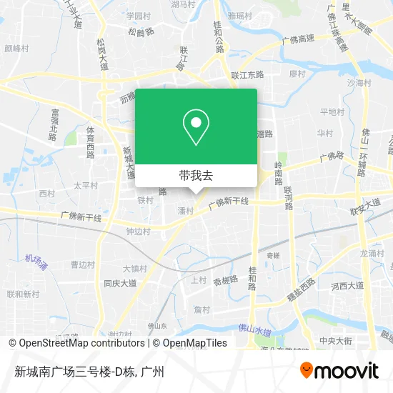 新城南广场三号楼-D栋地图