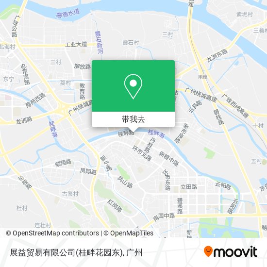 展益贸易有限公司(桂畔花园东)地图