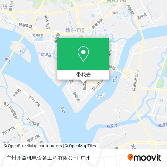 广州开益机电设备工程有限公司地图