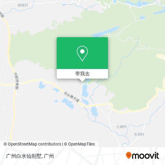 广州白水仙别墅地图
