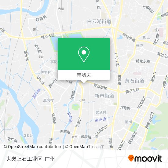 大岗上石工业区地图