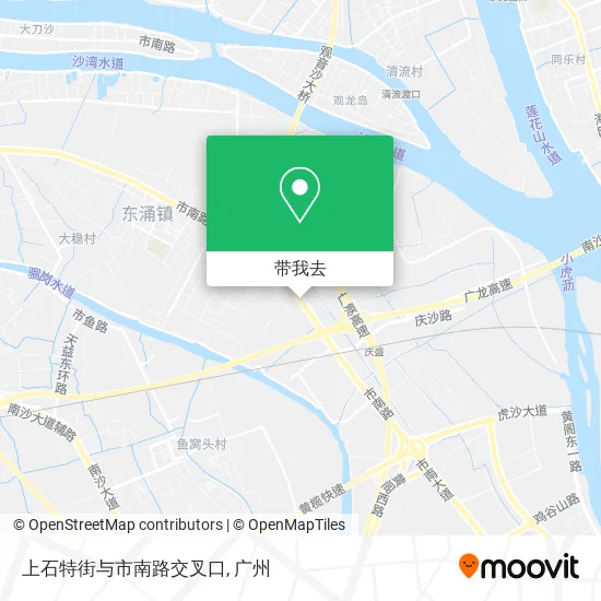 上石特街与市南路交叉口地图