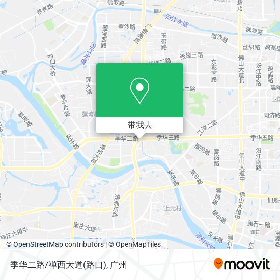 季华二路/禅西大道(路口)地图
