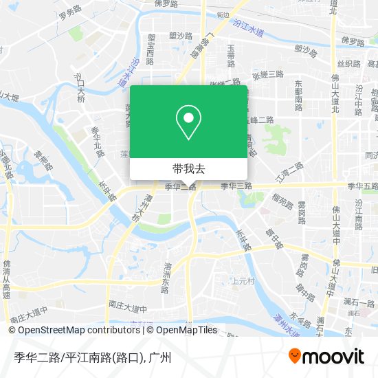 季华二路/平江南路(路口)地图