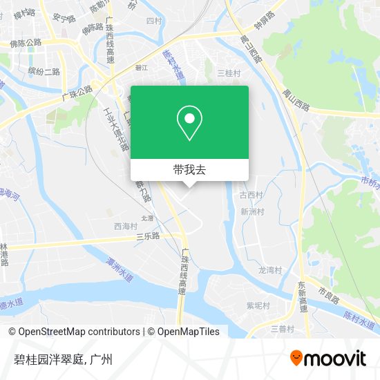 碧桂园泮翠庭地图
