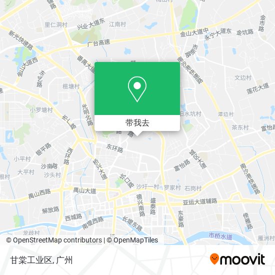 甘棠工业区地图