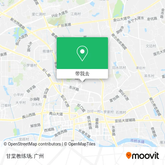 甘棠教练场地图