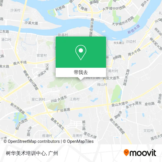 树华美术培训中心地图