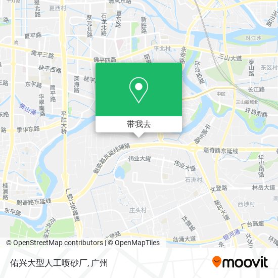 佑兴大型人工喷砂厂地图