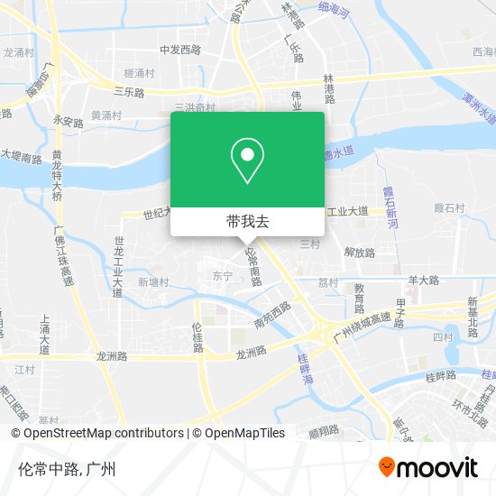 伦常中路地图