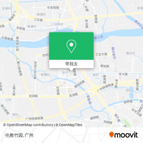 伦教竹园地图