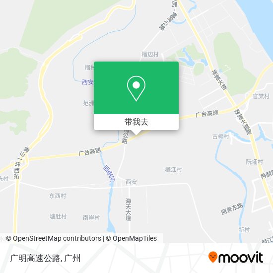 广明高速公路地图