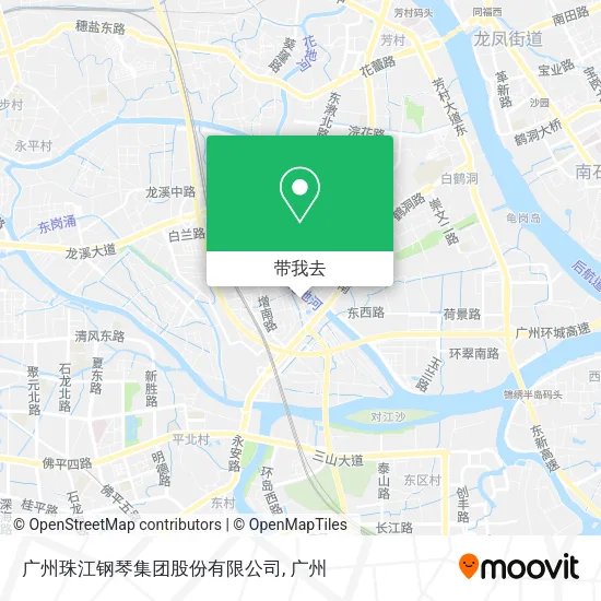 广州珠江钢琴集团股份有限公司地图