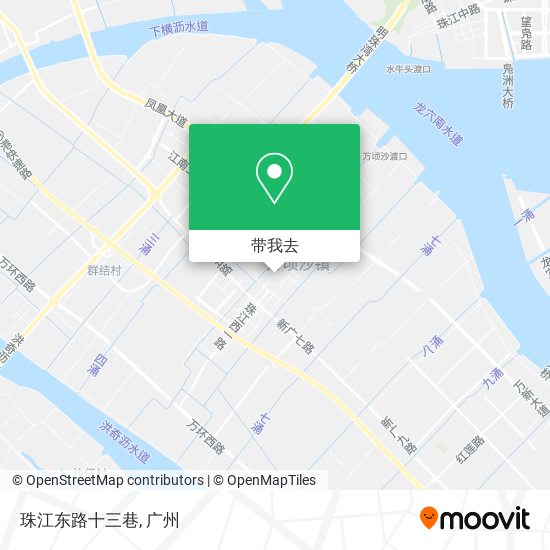 珠江东路十三巷地图