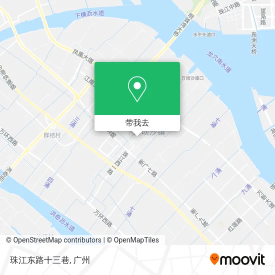 珠江东路十三巷地图