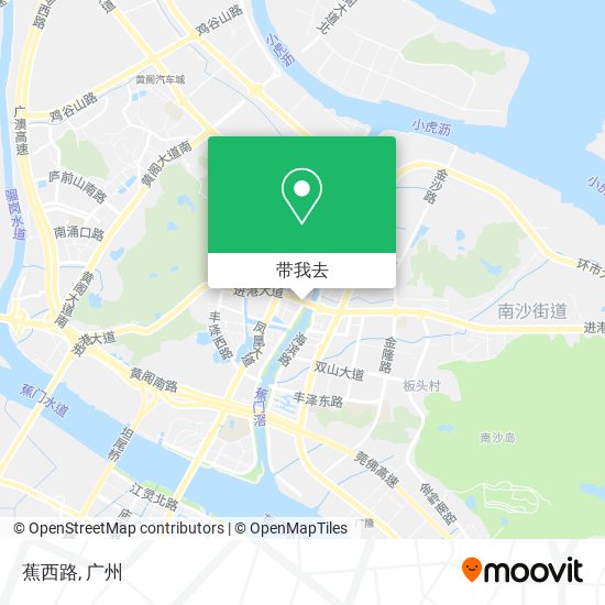 蕉西路地图