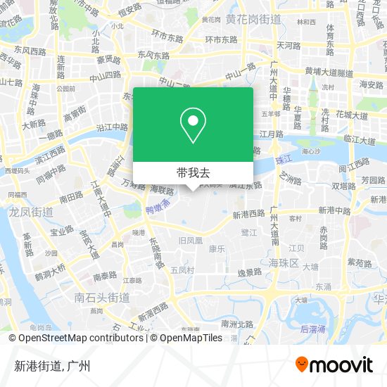 新港街道地图