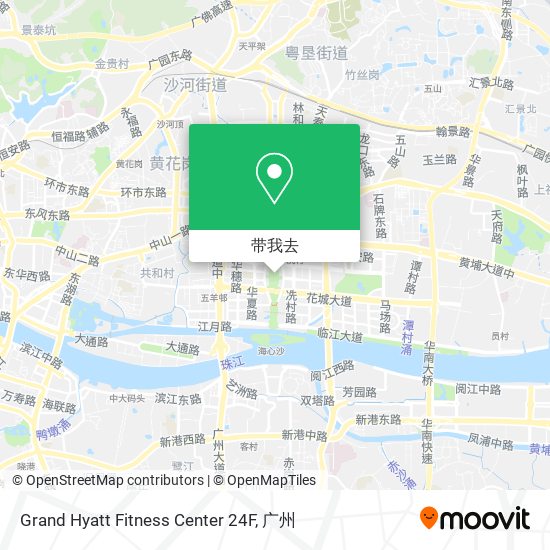 Grand Hyatt Fitness Center 24F地图