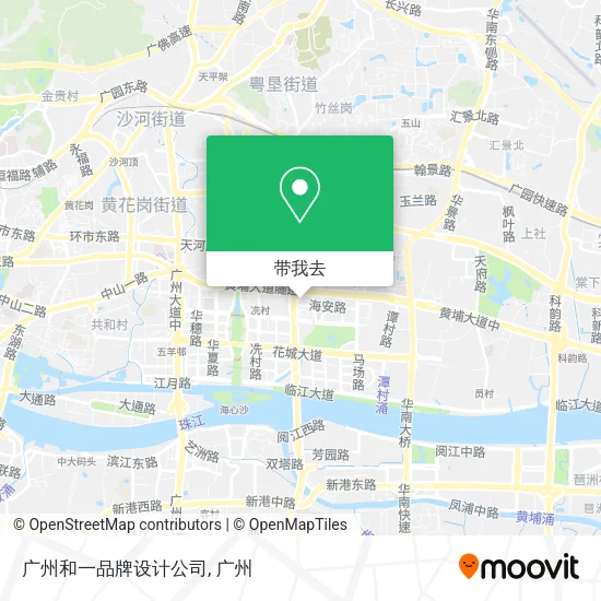 广州和一品牌设计公司地图