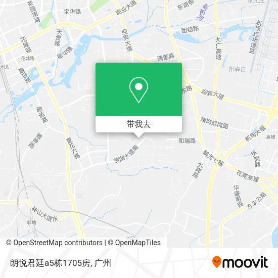 朗悦君廷a5栋1705房地图