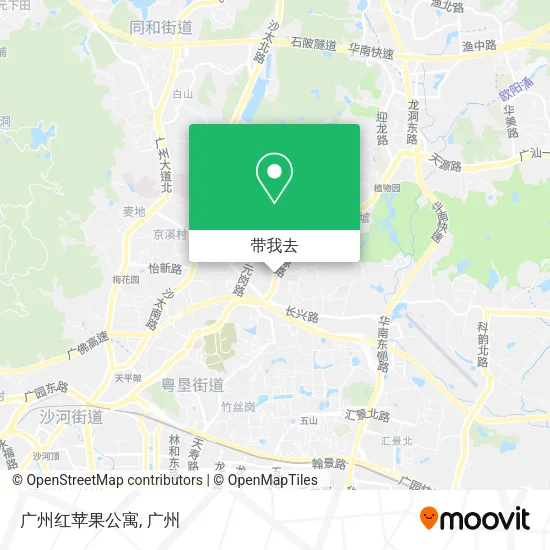 广州红苹果公寓地图