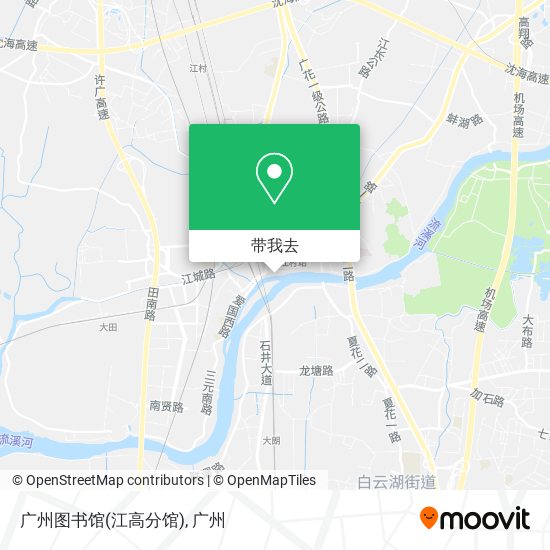广州图书馆(江高分馆)地图
