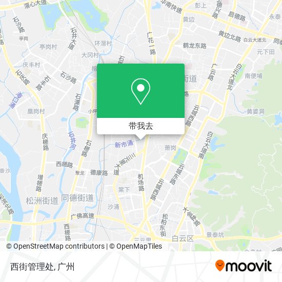 西街管理处地图