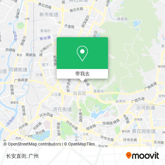 长安直街地图