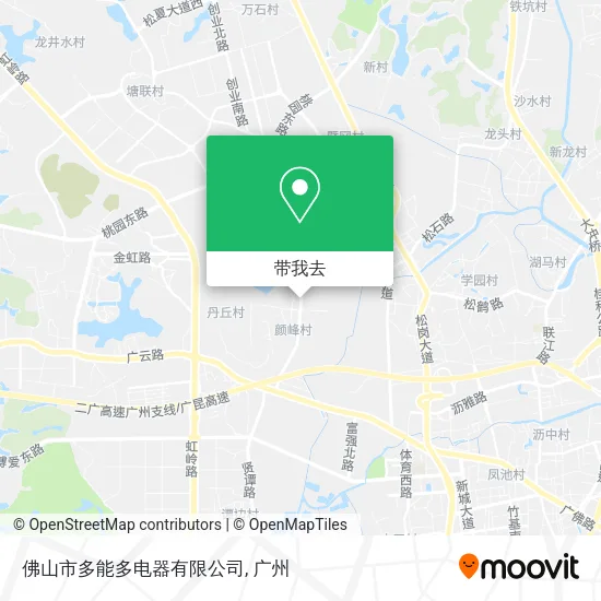佛山市多能多电器有限公司地图
