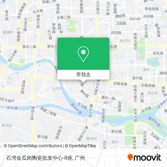 石湾金瓜岗陶瓷批发中心-R座地图