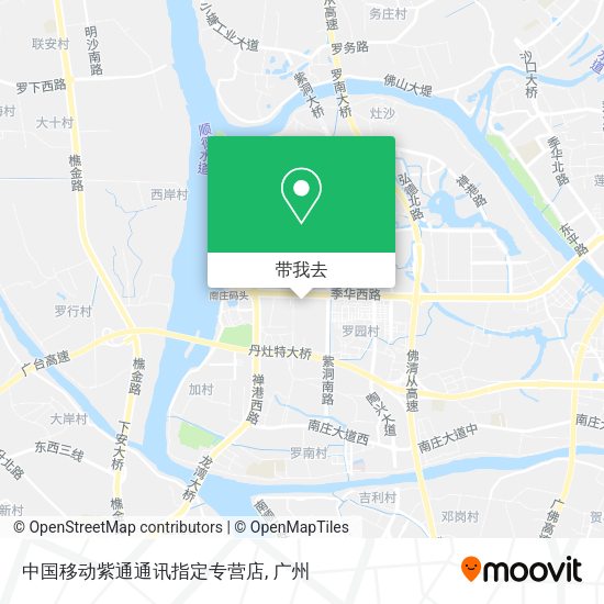 中国移动紫通通讯指定专营店地图