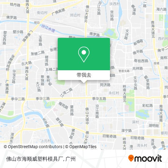 佛山市海顺威塑料模具厂地图