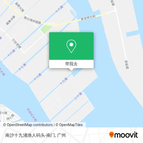 南沙十九涌渔人码头-南门地图
