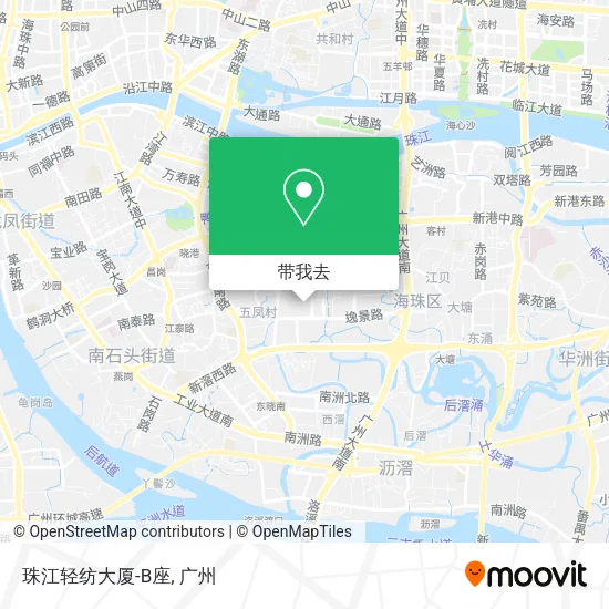 珠江轻纺大厦-B座地图