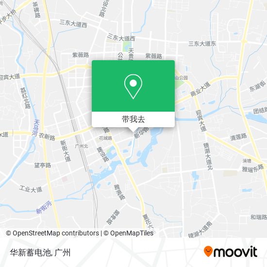 华新蓄电池地图